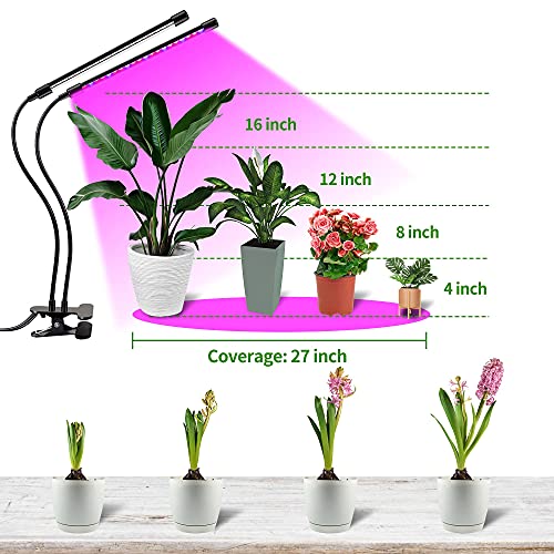 Hawanik LED Grow Lights for Indoor Plants 2-Pack