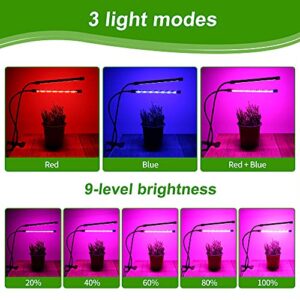 Hawanik LED Grow Lights for Indoor Plants 2-Pack