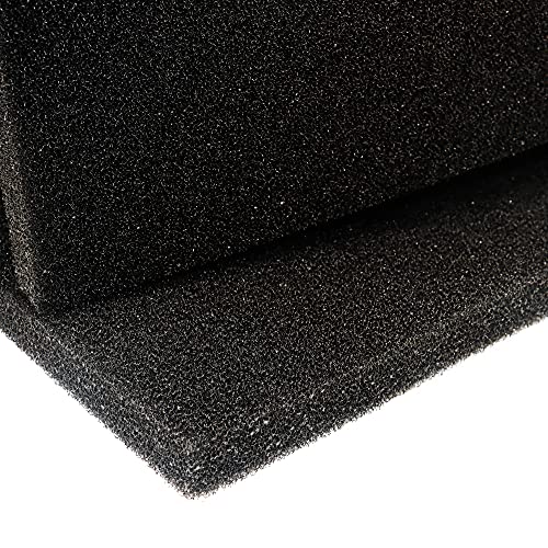 Aquafa Aquarium Filter Sponge Large Pad, Cut-to-fit Foam Course for Fish Pong, Fish Tank 30 PPI (32x16x1 inch)