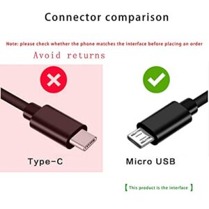 USB Mirco Charger Charging Cable Cord Compatible for Bushnell Wingman GPS Speaker, Bushnell Neo Ghost/Phantom, Lzzo Swami 6000 Golf GPS, Foretrex 601, Golf Buddy Voice/Voice 2 Voicex VT3 VS4 Golf GPS