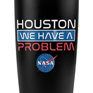 Logovision NASA Houston We Have A Problem Stainless Steel Tumbler 20 oz Coffee Travel Mug/Cup, Vacuum Insulated & Double Wall with Leakproof Sliding Lid | Great for Hot Drinks and Cold Beverages