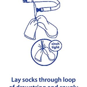 Laundry Loops with Sock Snare, Premium Black Laundering Strap, Package of 2