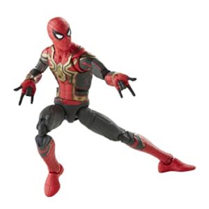 Spider-Man Marvel Legends Series Integrated Suit 6-inch Collectible Action Figure Toy, 2 Accessories