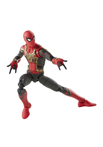 Spider-Man Marvel Legends Series Integrated Suit 6-inch Collectible Action Figure Toy, 2 Accessories