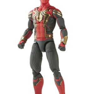 Spider-Man Marvel Legends Series Integrated Suit 6-inch Collectible Action Figure Toy, 2 Accessories