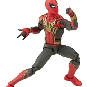 Spider-Man Marvel Legends Series Integrated Suit 6-inch Collectible Action Figure Toy, 2 Accessories