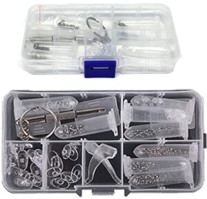 new eyeglasses screws and nose pads with screwdrivers for glasses, eyeglasses and sunglasses repair