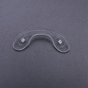 Eyeglasses Nose Pads,BEHLINE Glasses Bridge Strap/Saddle Bridge,Soft Silicone Anti-Slip Replacement Nosepads,Screw-in Eyeglasses Nose Piece for Eye Glasses Sunglass Eyewear Optical (Large-Adult)