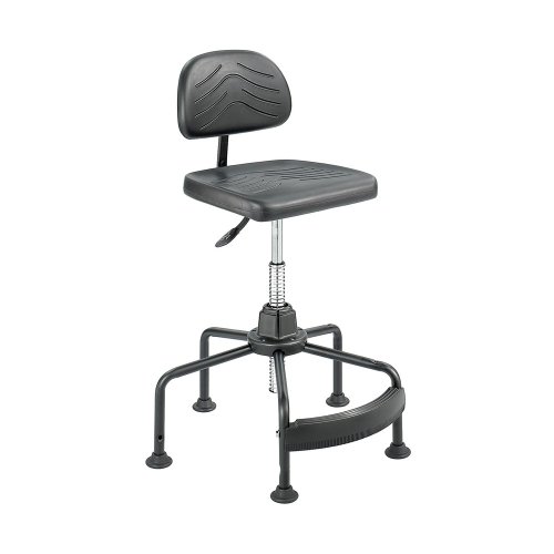 SAFCO TaskMaster EconoMahogany Industrial Chair, Black (Case of 2)