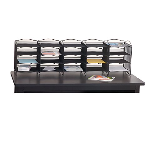 Safco Products Literature Organizer Desktop Shelf (7770BL)