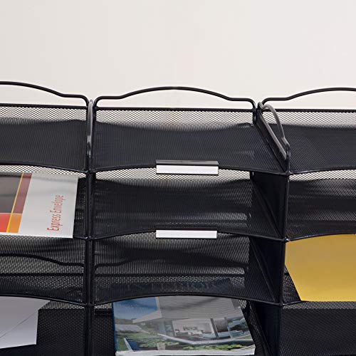 Safco Products Literature Organizer Desktop Shelf (7770BL)