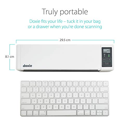 Doxie Q2 — Wireless Rechargeable Document Scanner with Automatic Document Feeder (ADF)