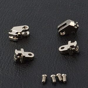 10 Sets of Optical Glasses, High Nickel Glasses Hinge Screws, Plastic Glasses Repair Parts