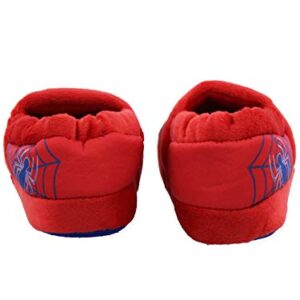 Marvel Spider-Man Toddler Boys Plush Aline Slippers (2-3 M US Little Kid, Red)