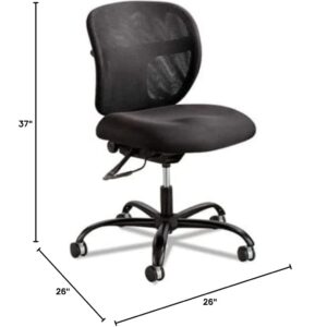 Safco 3397BV Chair, 26d x 26w x 37h, Black Vinyl