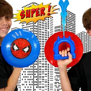 Marvel Spiderman Water Squirt Gun & Shield Toys (1 Pack) Water Web Shooter Avengers Water Gun Soaker with Shield for Kids & Adults Small Water Squirt Guns Toy. Fun Toy Pool Toy Spider-6818-1