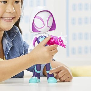 Hasbro Marvel Spidey and His Amazing Friends Supersized Ghost-Spider Action Figure, Preschool Super Hero Toy, Kids Ages 3 and Up