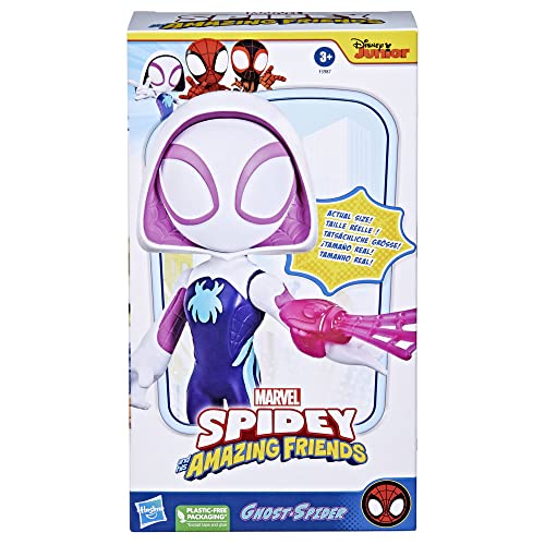 Hasbro Marvel Spidey and His Amazing Friends Supersized Ghost-Spider Action Figure, Preschool Super Hero Toy, Kids Ages 3 and Up
