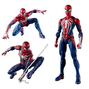 sgjh wd spiderman action figure spiderman toy upgrade suit game spiderman, hand office aberdeen decoration model