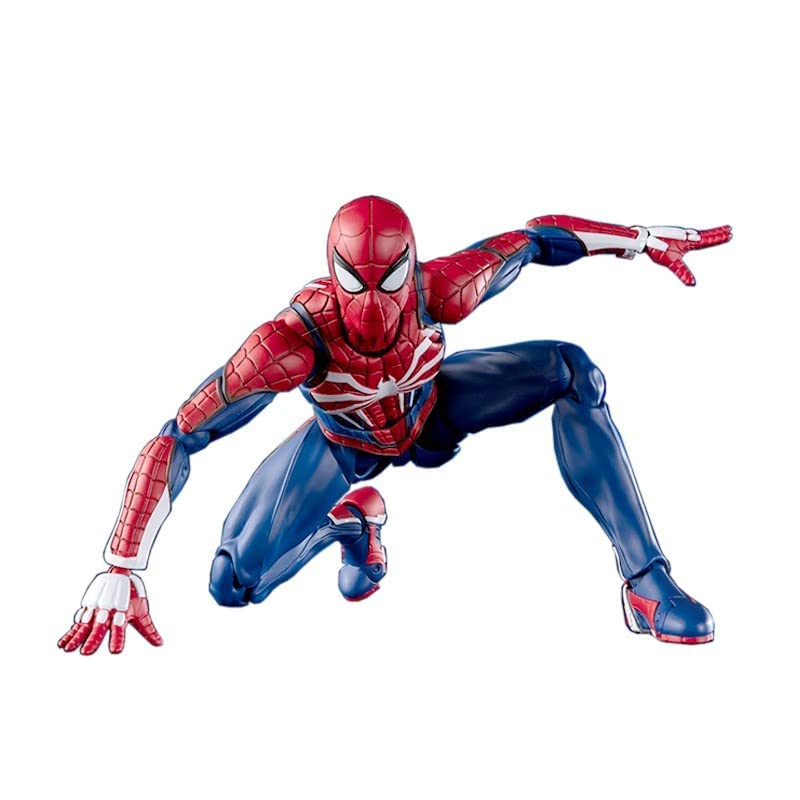 SGJH WD Spiderman Action Figure Spiderman Toy Upgrade Suit Game Spiderman, Hand Office Aberdeen Decoration Model