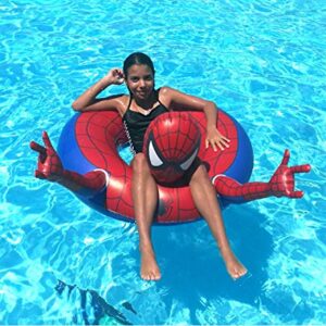 Pool Float Super Heroes Tube Pool Inflatable Water Toys Fun Summer Gift