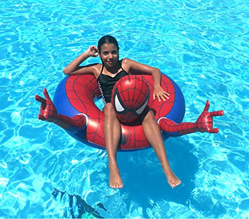 Pool Float Super Heroes Tube Pool Inflatable Water Toys Fun Summer Gift