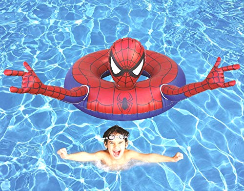 Pool Float Super Heroes Tube Pool Inflatable Water Toys Fun Summer Gift