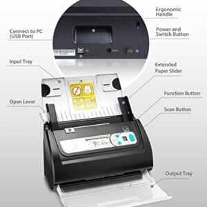 Plustek PSD300 Plus Document Scanner with ADF, Directly scan to Cloud, SharePoint, Office 365 and Built-in Barcode Recognition Function