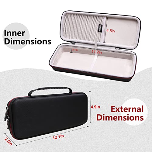 LTGEM EVA Hard Case for Canon imageFORMULA R10 Portable Document Scanner - Protective Carrying Storage Bag