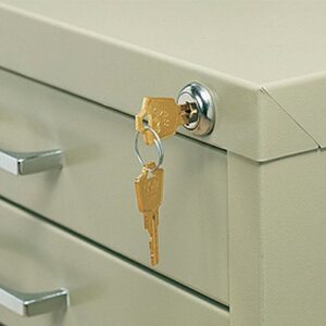 safco 4981 lock kit for 5-drawer files