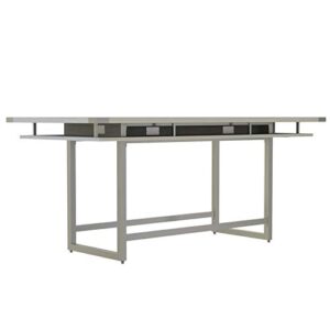 safco mirella conference table, standing-height, 8 ft