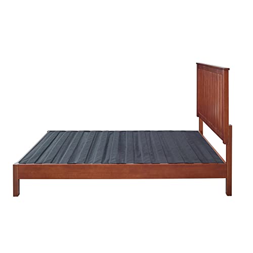 Classic Brands Glendale Walnut Color Wood Bed, Full