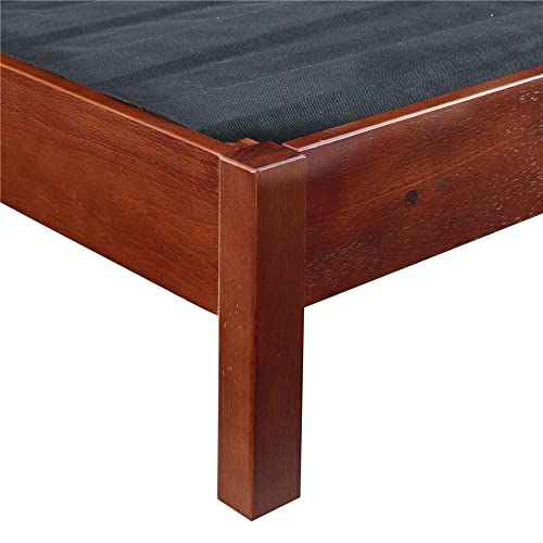 Classic Brands Glendale Walnut Color Wood Bed, Full