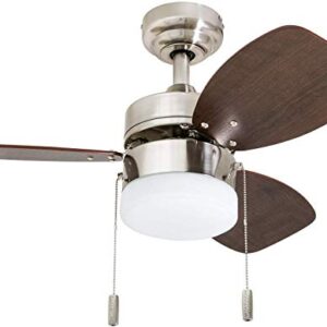 Honeywell Ceiling Fans Ocean Breeze, 30 inches, Contemporary LED Light Kit