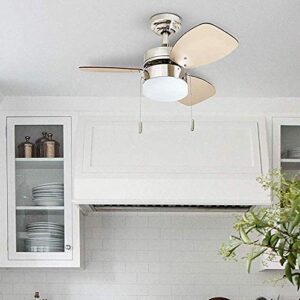 Honeywell Ceiling Fans Ocean Breeze, 30 inches, Contemporary LED Light Kit