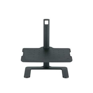 Safco Products 2129BL Adjustable Footrest, Black, 20"W x 14.25"D x 21.5"H