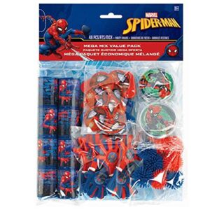 spider-man webbed wonder mega mix value pack - 48 pcs.
