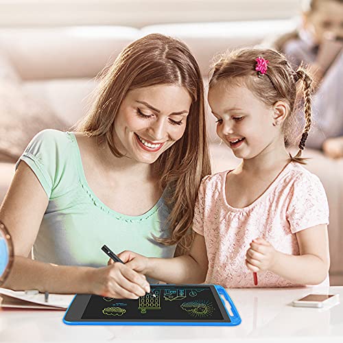 LCD Writing Tablet 10 Inch Toddler Doodle Board, Colorful Drawing Tablet, Erasable Electronic Painting Pads, Educational and Learning Kids Toy for 2 3 4 5 6 Year Old Boys and Girls Gifts(Dark Blue)