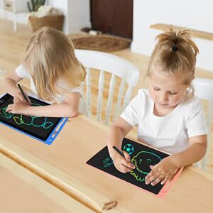 2 Pack LCD Writing Tablet, 8.5 Inch Toddler Colorful Doodle Board, Erasable Reusable Electronic Drawing Tablet Scribbler Pads, Educational Kids Toys Gift for Age 2 3 4 5 6 7 8 Years Old Boys Girls