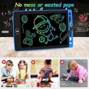 2 Pack LCD Writing Tablet, 8.5 Inch Toddler Colorful Doodle Board, Erasable Reusable Electronic Drawing Tablet Scribbler Pads, Educational Kids Toys Gift for Age 2 3 4 5 6 7 8 Years Old Boys Girls