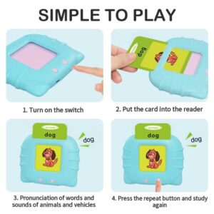 Toloso Toddler Toys for 2 3 4 5 Years Old Boys, 224 Sight Words Talking Flash Cards, Montessori Sensory Toys for Autistic Children, Autism Learning Toys, Speech Therapy Toys
