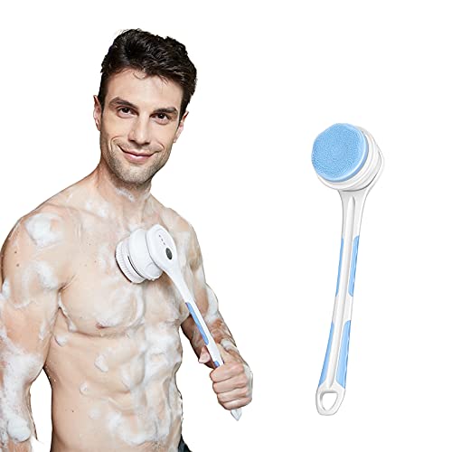 IIFONII Body Scrubber Shower Brush with Long Handle, Electric Bath ...