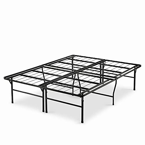ZINUS SmartBase Heavy Duty Mattress Foundation / 18 Inch Metal Platform Bed Frame / No Box Spring Needed / Sturdy Steel Frame / Underbed Storage, Queen