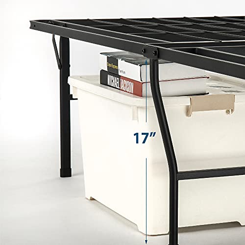 ZINUS SmartBase Heavy Duty Mattress Foundation / 18 Inch Metal Platform Bed Frame / No Box Spring Needed / Sturdy Steel Frame / Underbed Storage, Queen