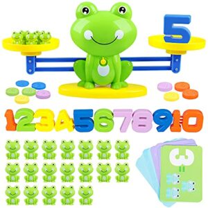 street walk frog balance counting toys cool math games,fun interactive children's birthday gifts,stem learning education kids preschool toys for boys girls age 3 4 5 6 7 8
