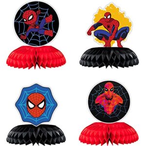 7Pcs Spider Centerpiece Party Table Decoration Boys Topper For Birthday Favor