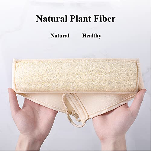 Spclsim Loofah Bath Sponge Shower Loofah Sponge Body Scrubber Exfoliator for Women and Men Exfoliating Luffa Bath Sponge for Body & Back, Back Scrubber for Shower