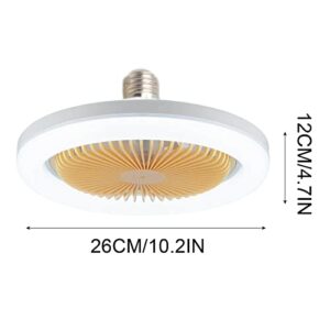 ADUMIX Upgraded Ceiling F𝐚ns with Lights - Low Profile Enclosed Ceiling F𝐚n Bladeless, with Remote Control LED Dimming Multi-Speed Invisible Blades Timing, Home Decor Ceiling F𝐚n