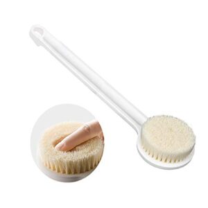 ithyes body brush dry brushing shower bath brush long handle gentle back skin scrubber exfoliate massage improve blood circulation cellulite treatment