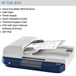 Xerox DocuMate 4830 Duplex Document Scanner with Flatbed